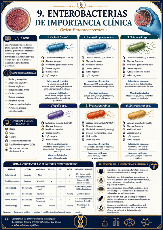 Enterobacterias de importancia clínica